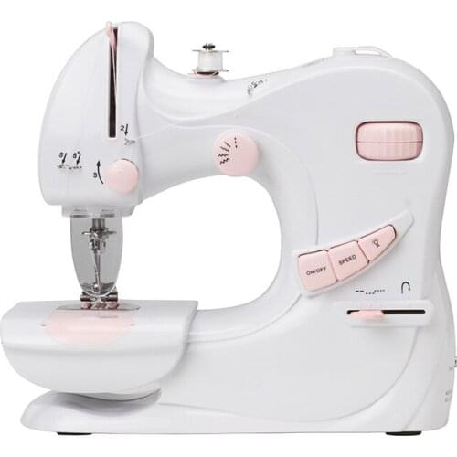 Mini sewing machine Home desktop multifunctional mini double needle electric sewing machine