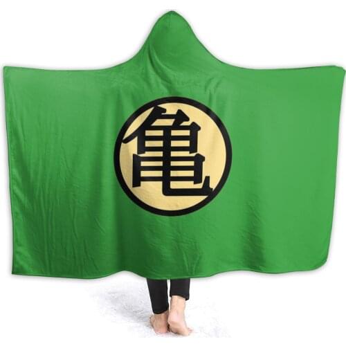 Wearable warm flannel Kame Hooded Blanket Anime Manga blankets for airplane travel Bedspread Wrap
