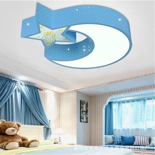 New Childrens Lamp Living Room Lighting Simple Modern LED Ceiling Lamp Room Master Bedroom Lamp Warm Romantic