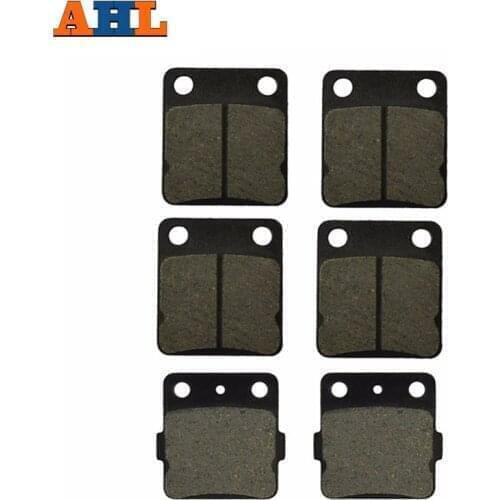 AHL Motorcycle Front & Rear Brake Pads For YAMAHA Blaster YFS200 YFS 200 03-06 YFM 350 Wolverine 95-04 YFM350 Banshee 88-09