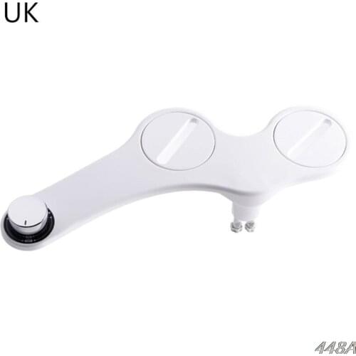 Frontal Rear Feminine Wash Dual Nozzle Bidet Sprayer Toilet Seat Attachment New 2020