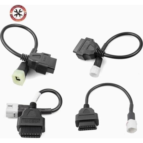 OBD2 Connector for Motorcycle Motobike For Y-AMAHA 3pin For H-ONDA 4Pin For K-TM 6pin Moto For D-ucati OBD OBD2 Extension cable