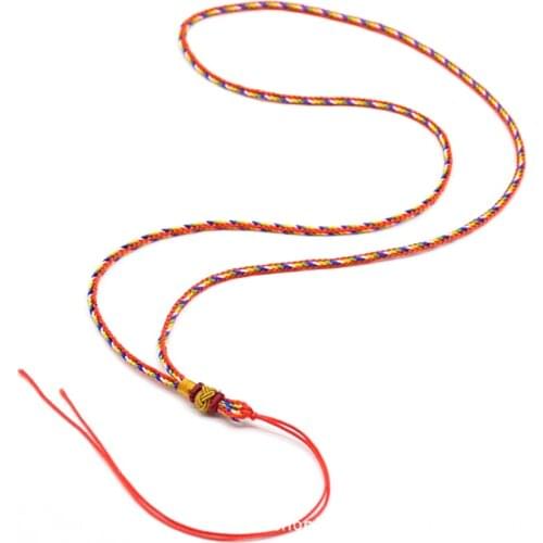Multicolored braided rope, male&female necklace rope, pendant lanyard, mobile phone lanyard,wholesale Free Shipping