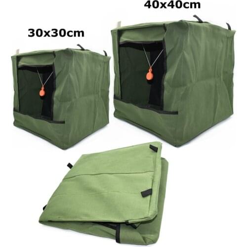 Tactical Folding Slingshot Box Shooting Slingshot Bullet Storage Box Paintball Outdoor Slingshot Target Case with Bullseye