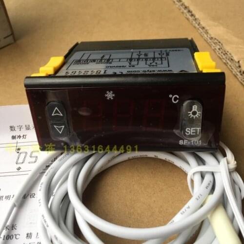 Sf101 thermostat freezer electronic with lighting freezer temperature control refrigerator cabinet refrigerating temperature con