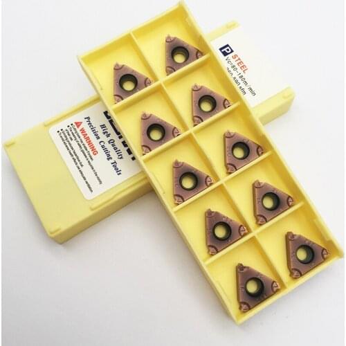 10pcs 16ERM 1.5ISO LF6018 carbide insert turning tool External thread turning tool CNC Machine Cutting Tools Turning tool insert