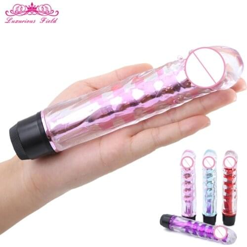 Vibrator G Spot Powerful Jelly Dildo Vibrating Massager Sex Toy Bullet Vibrator for Women Sex Toy Adult Sex Products for Women