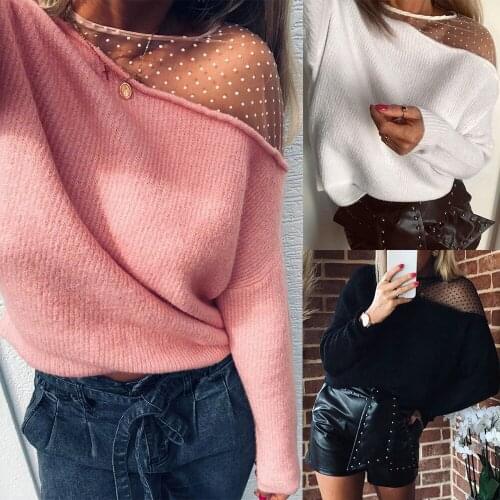 Sexy Mesh cold shoulder crewneck sweatshirt pullover oversized black hoodie spring fall 2020 long sleeve streetwear top women