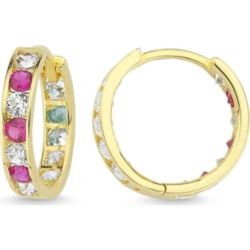 Gold Ring Kids Earrings TTGKPAÇK16-Certified 14K Gold-A perfect gift for your Loved Ones-Ephesus Gold & diamond