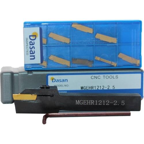 1pcs MGEHR1616-3 MGEHR2020 MGEHR2525 MGEHR1212-2 and 10pcs MGMN300 MGMN200 Inserts Grooving Lathe Turning Tool Holder Set