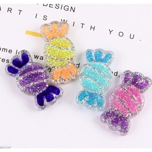10pcs/lot Cartoon Candy Resin Flatback Cabochons Scrapbook Craft DIY Jewelry Making Embellishments Accessories