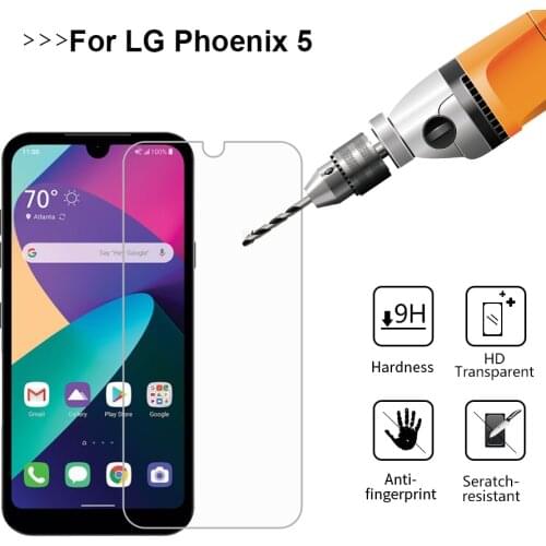 2PCS Tempered Glass for LG Phoenix 5 Screen Protector 9D Protective Glass Phone Film for LG Phoenix5 LM-K300AM Pelicula de Vidro