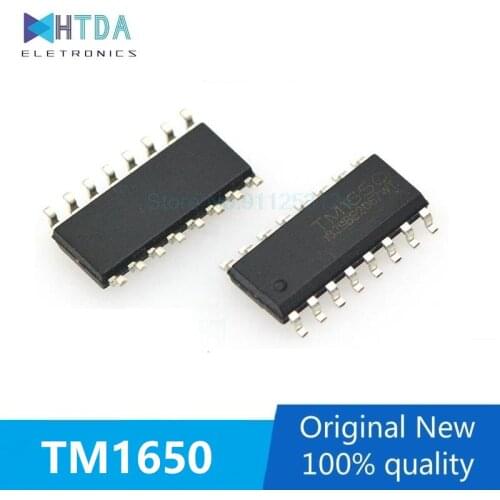 6pcs/lot TM1650 SOP16 digital tube driver ic In Stock