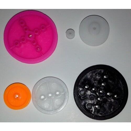 60pcs 6 kinds pulley / Total 60pcs / plastic pulley/ toys accessories / DIY Toys