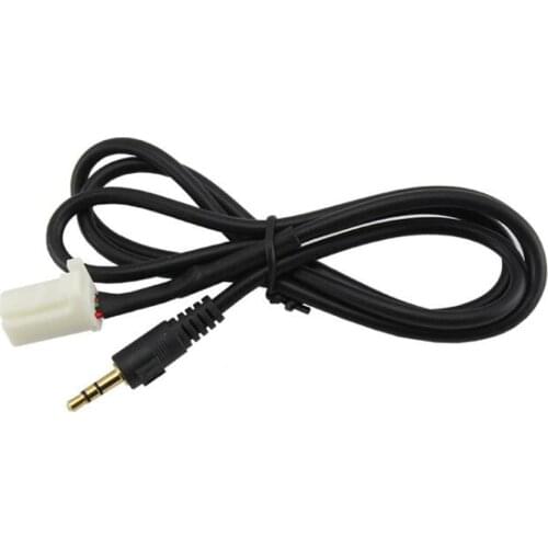 3.5mm Jack Car Radio Mp3 Audio Aux Cable To 8-Pin Adapter For Nissan Sylphy Tiida Qashqai Geniss