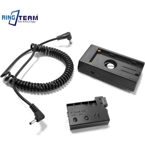 NP-F970 F750 Battery Holder Mount Plate with DRE8 DC Coupler for Canon EOS Cameras T2i T3i T4i T5i 550D 600D 650D 700D Kiss X4