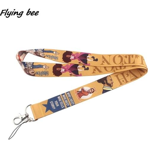 Flyingbee Hamilton Unisex Fashion Lanyards Mobile Phone Rope Key Lanyard Neck Straps Accessories X1337