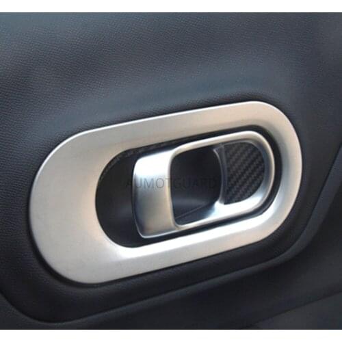 Stainless Steel Interior Door Handle Bezel Moldings For Citroen C5 aircross 2017 2018 2019 Accessories Car Styling