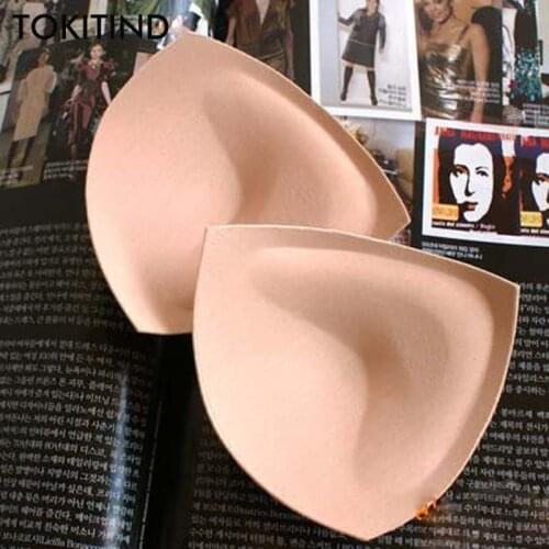 TOKITIND swimsuit bra padding inserts padding for bras foam bikini padding inserts Bandage 2017 Sexy Beach Swimwear Women