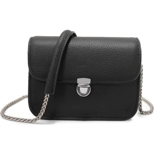 Fashion Small Genuine Leather Bags for Women High Quality Litchi Pattern Soft Shoulder Bag Female Designer Crossbody Handbags