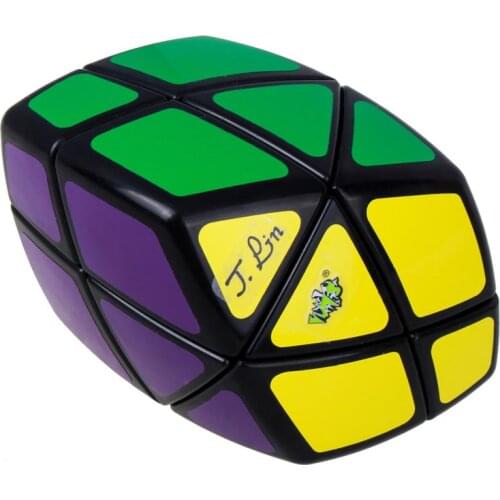 Original High Quality LanLan Rhombus Skewbed Magic Cube Diamond Oblique Speed Puzzle Christmas Gift Ideas Kids Toys For Children