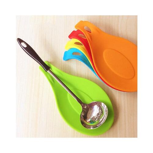 Portable Multi Mat Kitchen Tools Silicone Mat Insulation Placemat Heat Resistant Put A Spoon Kitchen Accessories