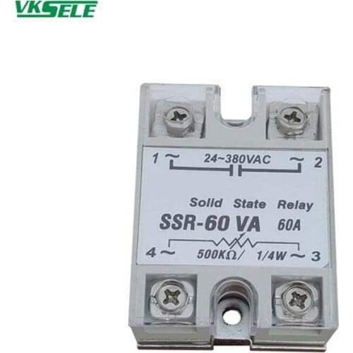 SSR-60VA 60a resistive type single phase solid state relay ssr