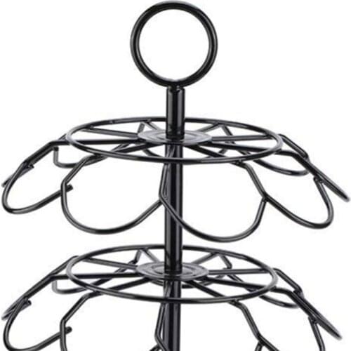 Coffee Rack Capsules Holder Rack Rotary Capsule Tower Stand for K-Cup Coffee Cap 27RE