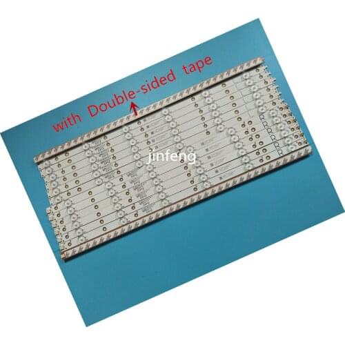 14 pcs x LED Backlight Strip for Sony 55"TV KDL-55W650D GJ-2K16-550-D712-S1-R /L TPT550F2 FHBN20.K 01P13 01P12