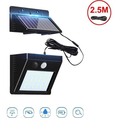 LED Solar Light outdoor lighting of garden security lamp spotlights waterproof Street wall Light solar panels with Motion Sensor