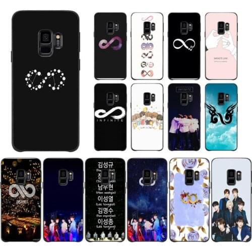 YNDFCNB Infinite Silicone Black Phone Case For Samsung Galaxy J7 PRIME J2Pro2018 J4 Plus J5 PRIME J6 J7 Duo Neo J737 J8
