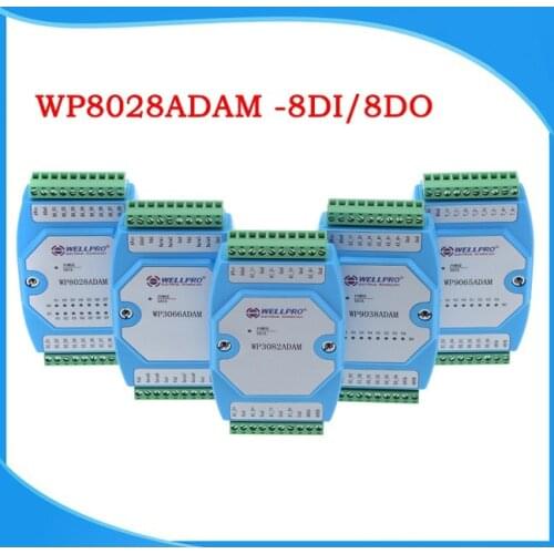 16 Digital input module controller Optocoupler isolated RS485 MODBUS RTU communication module WP8026ADAM(16DI)