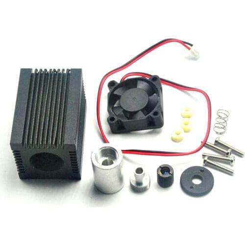 33x50mm Diy Aluminium heatsink Housing for 650nm 660nm 680nm 5.6mm Red Laser Diode TO-18 LD Dot Module w Glass Lens