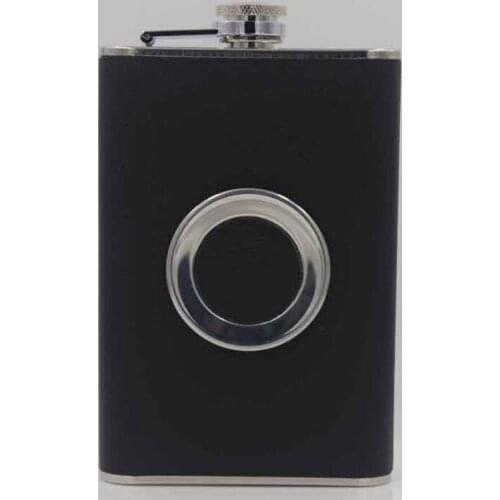 50set 8oz Flagon Hip Flask Wine Pot Whiskey Stainless Steel Folding Cup Leak Proof Barware Drink Alcohol Whisky with unnel