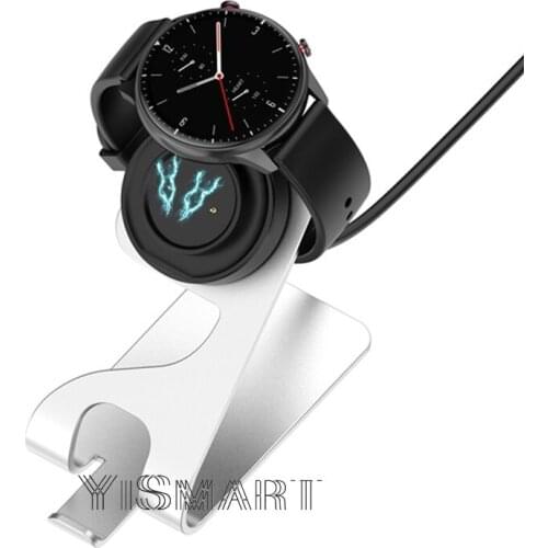 Aluminum Charger for Huami Amazfit GTR 2/ 2e SIM Stand Holder for GTS 2e / 2 mini / Pop pro Charger Dock Station Charging Cradle
