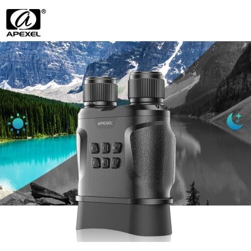 APEXEL Digital Zoom Infrared Hunting 3000M Night Vision Binoculars With 2.3' Screen LCD Night Vision Goggles Hunting Telescope