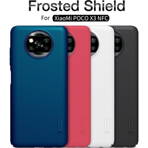 For Xiaomi POCO X3 NFC Case Nillkin Phone Case Super Frosted Shield Hard plastic Case For Xiaomi POCO X3 NFC mobile hard case