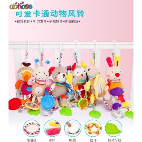 Baby Rattle Soft Infant Crib Bed Stroller Toy Baby Toy For Newborns Car Seat Educational Rattle Baby Education Toys 0 12 months