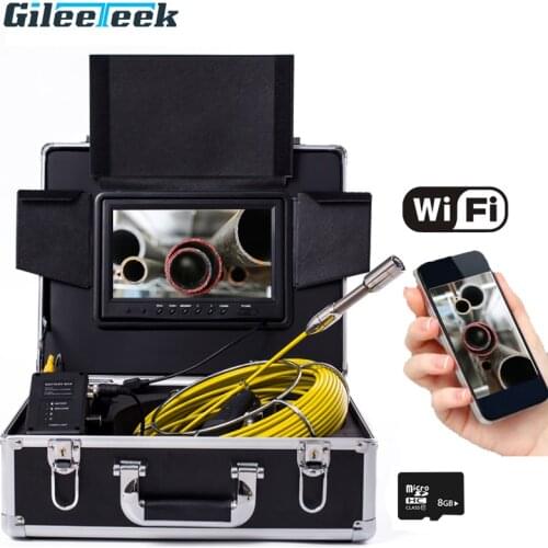 WP90A WIFI 23mm Snake Video Camera endoscope Sewer Drain Pipe Inspection Camera System Industrial Pipeline Endoscope