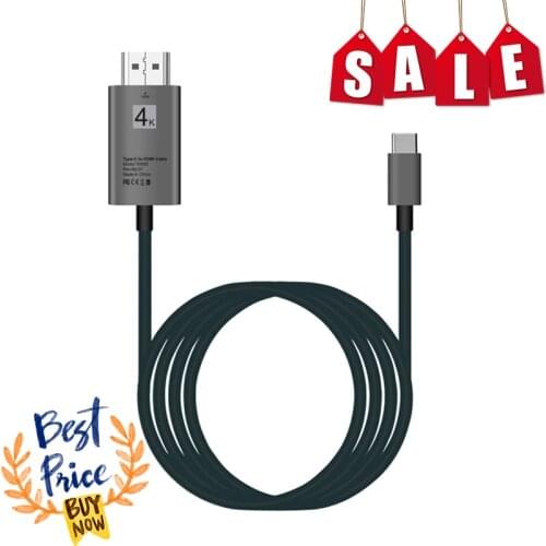 Type C To -compatible Cable USB 3.1 To -compatible 4K Adapter Cables For MacBook Samsung Galaxy S9/S8 Huawei USB-C Cable