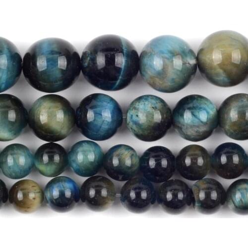 Natural Muliticolor Tiger Eye Agates Stone Beads Round Loose Spacer Beads For Jewelry Making 6/8/10mm DIY Bracelet Necklace