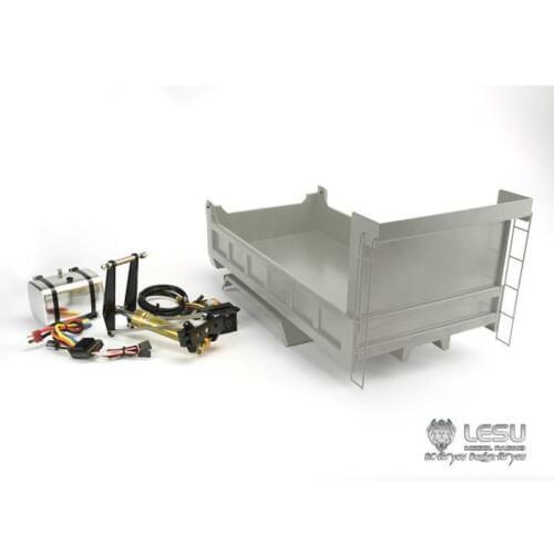 One Set LESU Hydraulic Bucket Cargo Box for 1/14 TMY RC 6*6 Dumper Truck Car DIY Model TH02004-SMT3