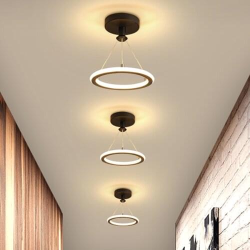 Thrisdar 19W Modern LED Ceiling Lights Bedroom Living Room Corridor Aisle Small Chandelier Ceiling Lamp
