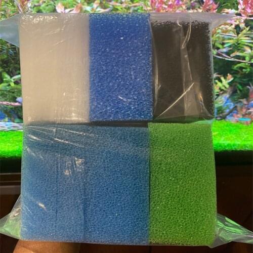 Set Compatible Aquarium Filter Sponge for Juwel Compact / Bioflow 3.0 (2 x Fine, 2 x Carbon, 1 x Coarse, 1 x Nitrate, 5 x Poly)