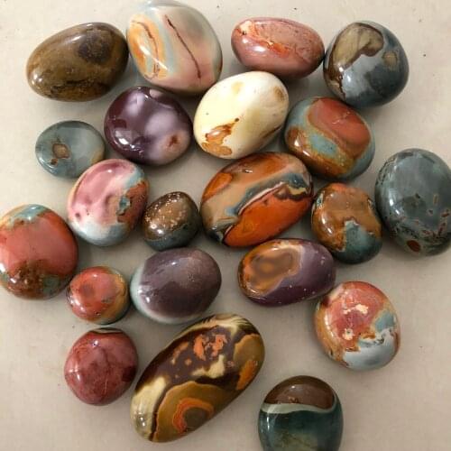 1 kilo natural polychrome ocean jasper palm stone from madagascar poly chrome jasper stone healing crystal wholesale
