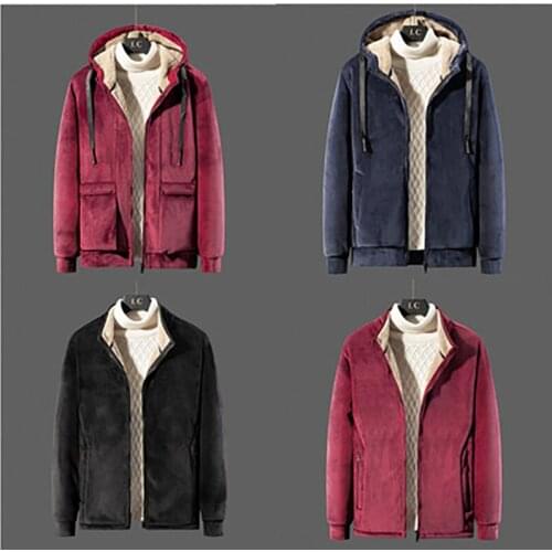 Big Size 6XL 7XL 8XL 2021 Brand New Winter Thick Warm Fleece Jacket Men Hooded Windbreaker Outfits Soft Velvet Thermal Coats