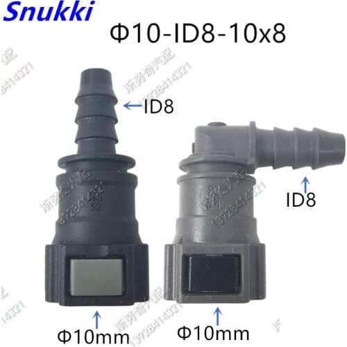 10mm-ID8 female plastic connector auto Fuel line quick connector gasoline filter connector with double lock 2pcs a lot