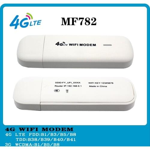 Unlocked Huawei OEM E8372 4G Modem MF782 With Antenna Free shipping 150Mbps 4G LTE USB WiFi Modem Pocket Wifi
