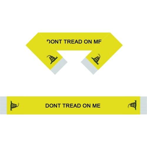 100% Lycra ,Festival celebration DONT TREAD ON ME National Day Scarf,18*160CM size,National flag