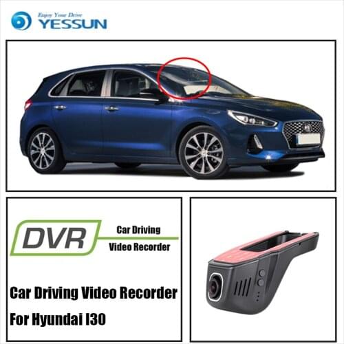 YESSUN for Hyundai I30 Car Front Dash Camera CAM DVR Driving Video Recorder Function Car DVR Camera Video Recorder